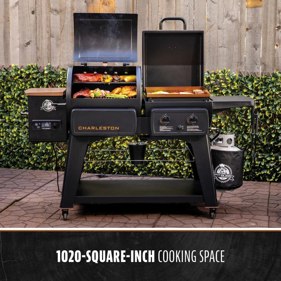 Pit Boss Charleston 1020 Combo Grill - Onyx Edition product view 2