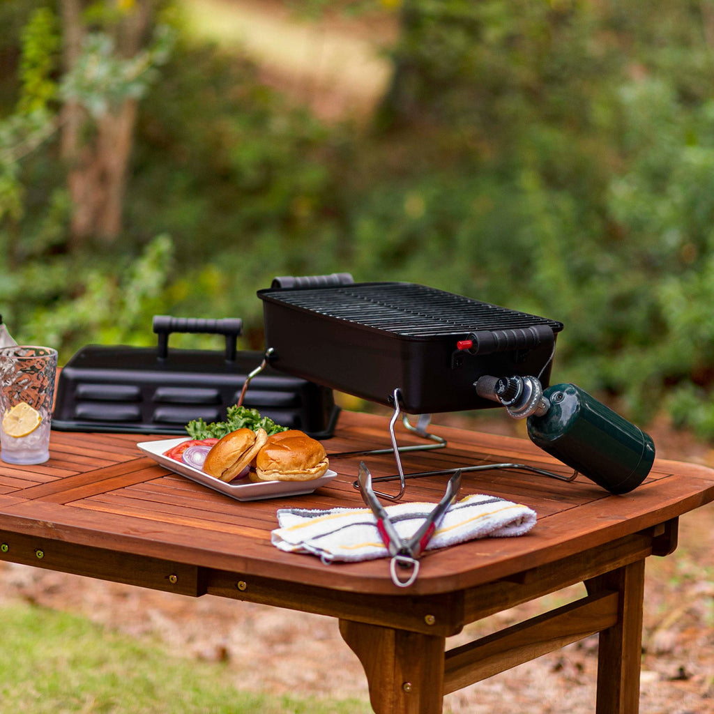 Char-Broil 1-Burner Deluxe Portable Propane Gas Table Top Grill in Black product view 9