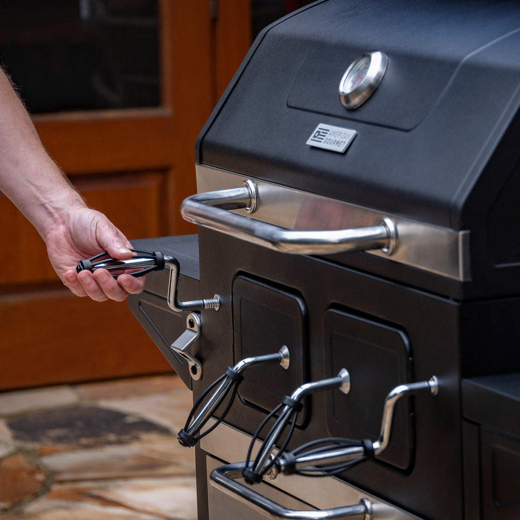 Char-Broil American Gourmet Cabinet Charcoal Grill product view 10