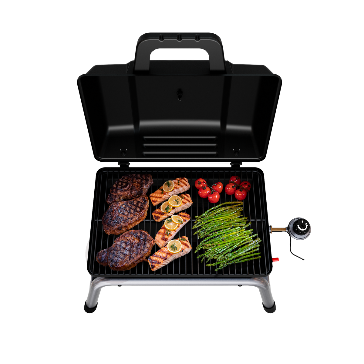 Char-Broil 1-Burner Portable Propane Gas Grill in Black product view 1