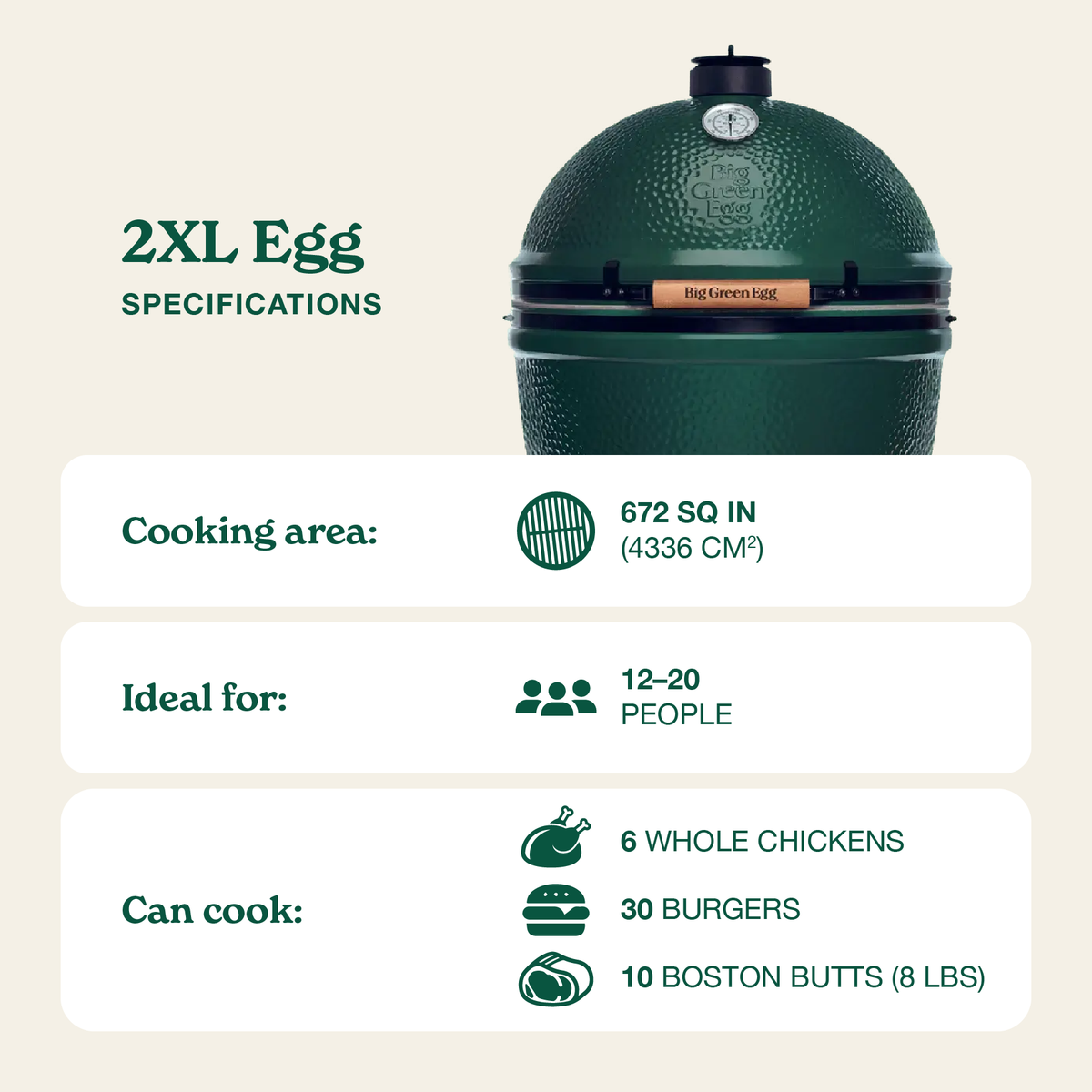 Big Green Egg 2XL Big Green Egg product view 1