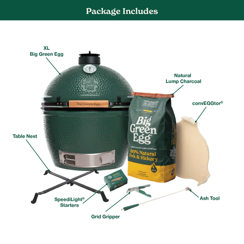Big Green Egg XL Big Green Egg Built-in Package for contractors and custom kitchens product view 1