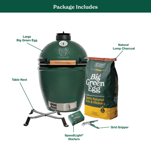 Big Green Egg Large Big Green Egg Built-in Package for contractors and custom kitchens product view 1
