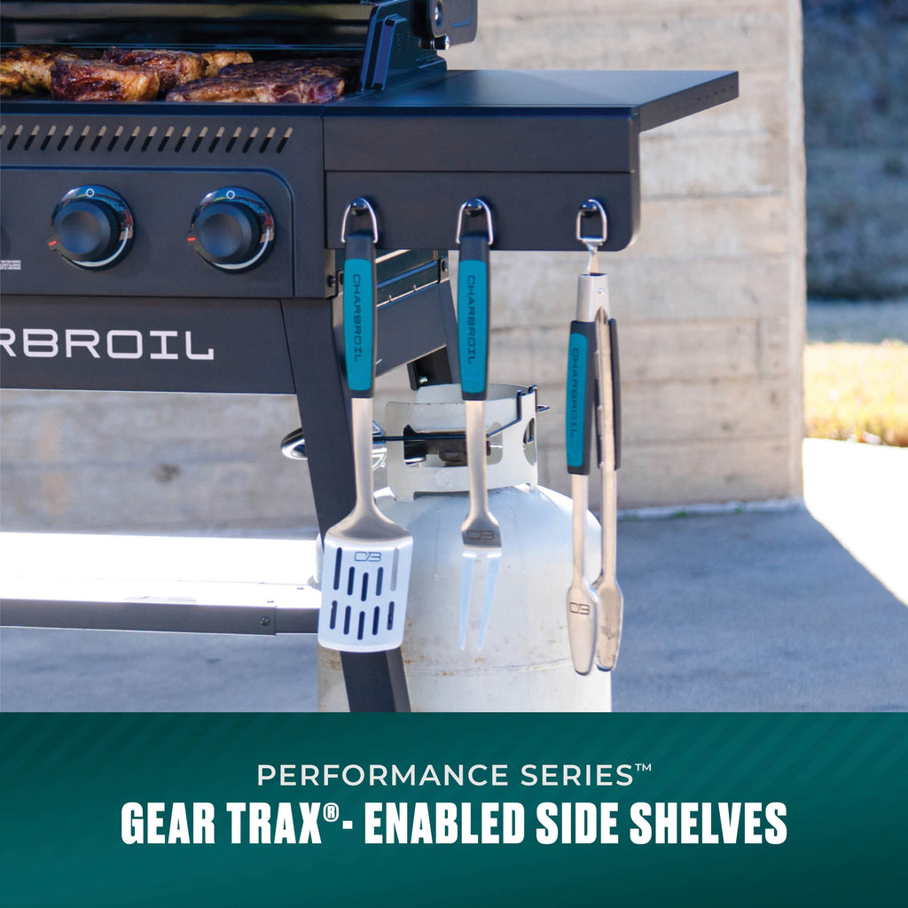 Char-Broil Performance Series™ 4-Burner Gas Grill with FlavorMax™ (Cart, Blackout) product view 8