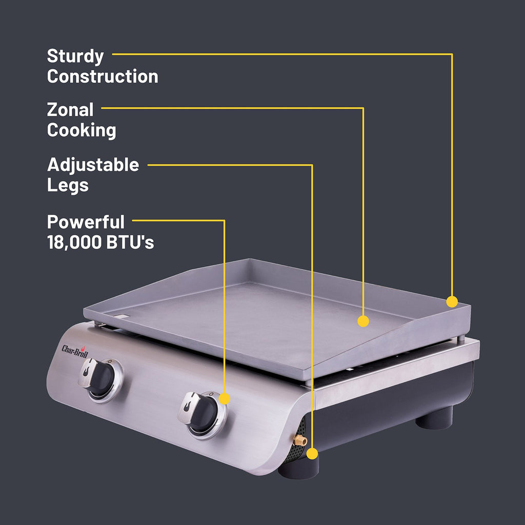 Char-Broil 2-Burner Tabletop Gas Griddle product view 5