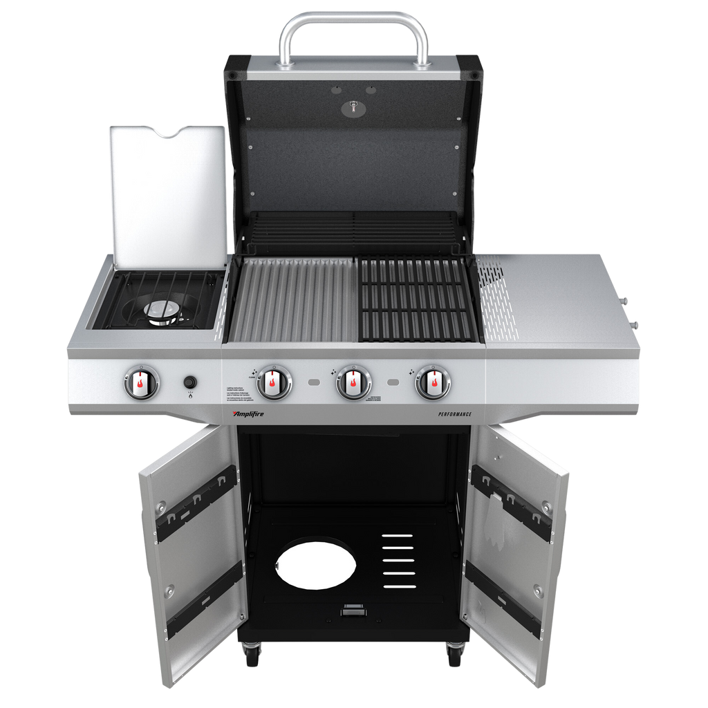 Char-Broil Performance 3B Gas Grill 375 Premium Silver product view 2