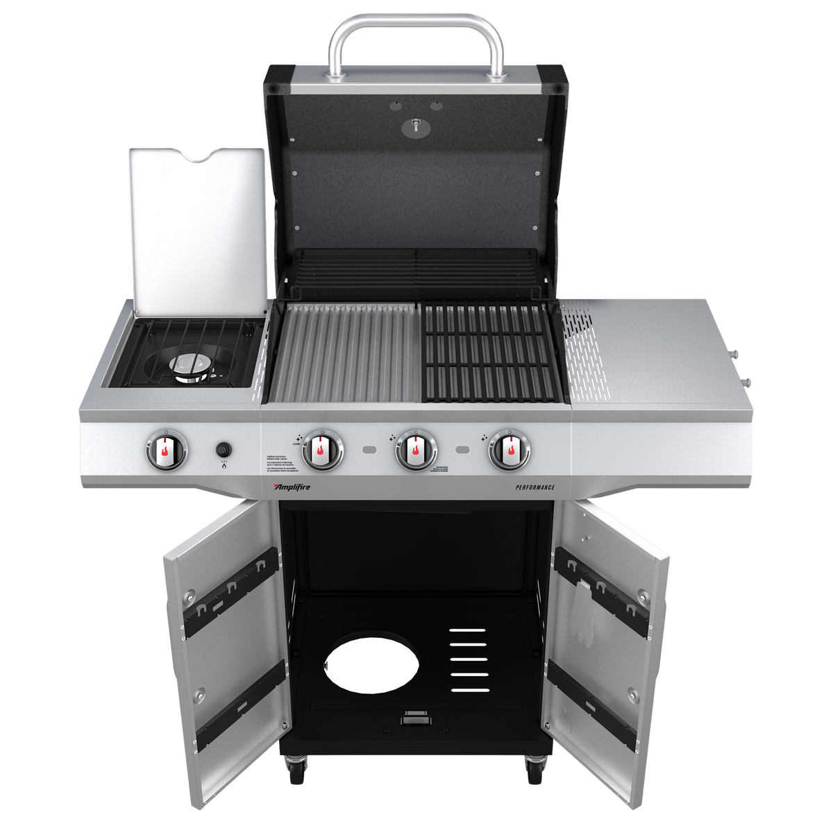 Char-Broil Performance 3B Gas Grill 375 Premium Silver product view 2