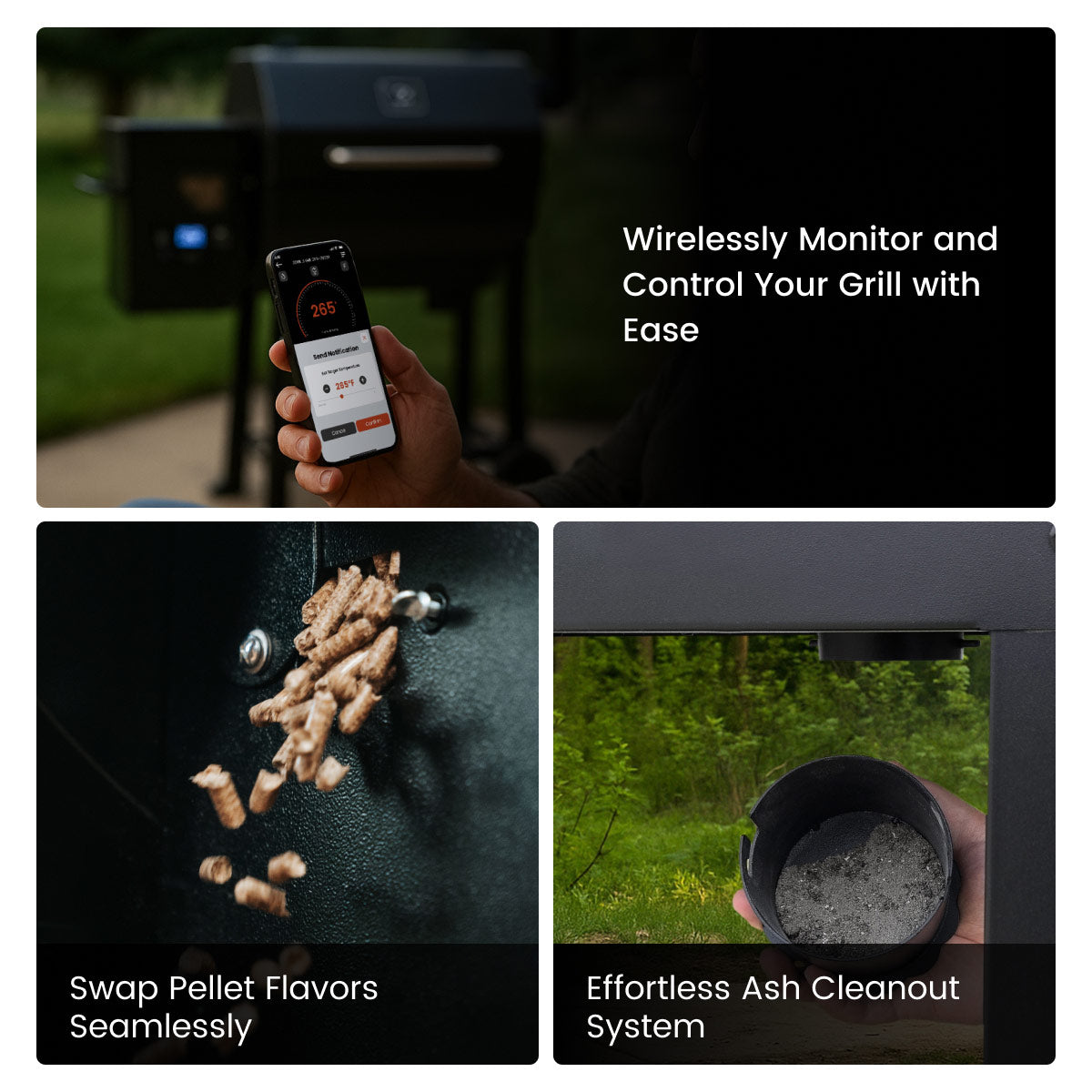 Z GRILLS 10502B WIFI XL PELLET GRILL product view 3