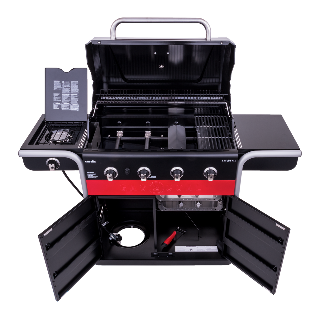 Char-Broil Gas2Coal® 4-Burner Hybrid Grill product view 4