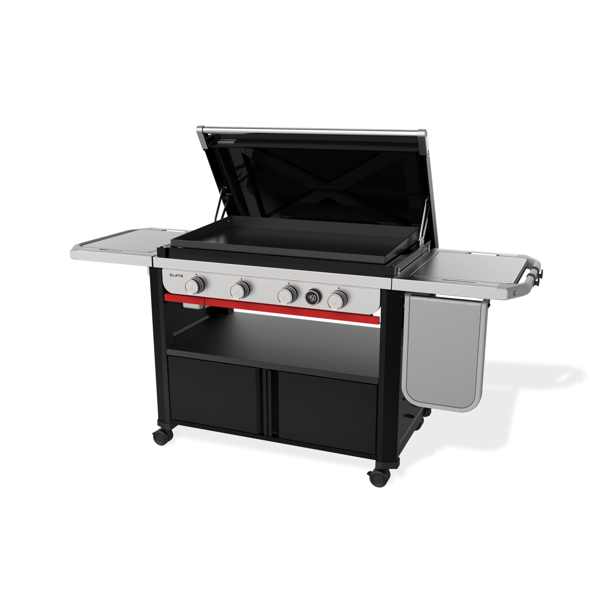Weber Slate® 36" Rust-Resistant Griddle with Flip-Up Side Table (Liquid Propane) product view 5