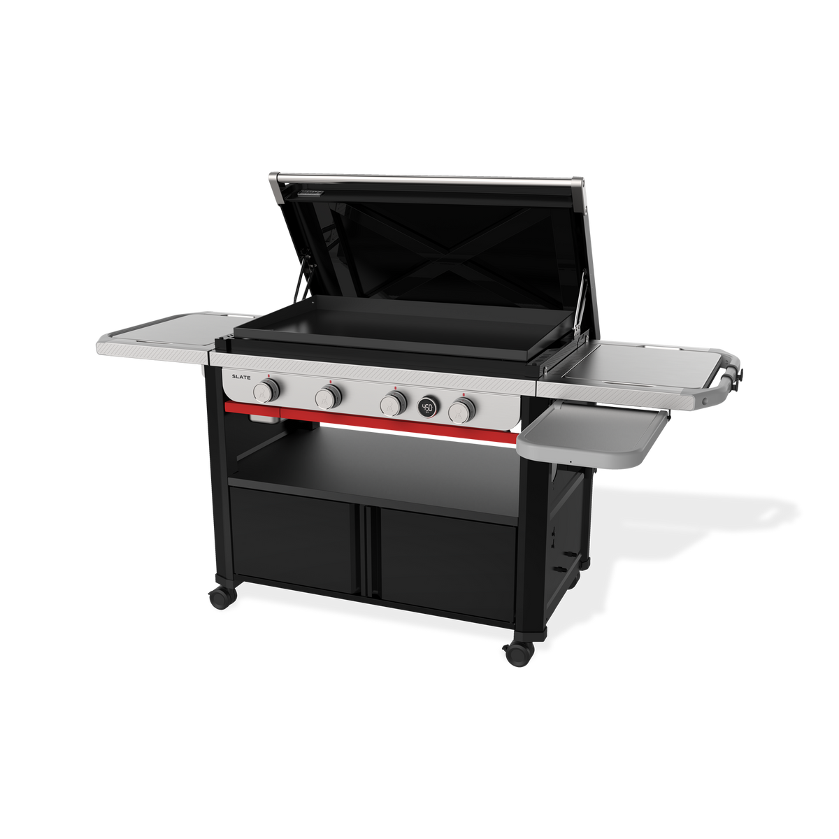 Weber Slate® 36" Rust-Resistant Griddle with Flip-Up Side Table (Liquid Propane) product view 6