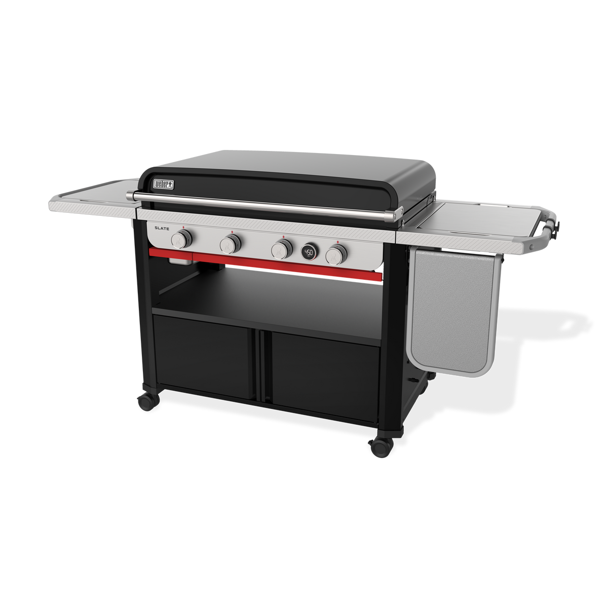 Weber Slate® 36" Rust-Resistant Griddle with Flip-Up Side Table (Liquid Propane) product view 4