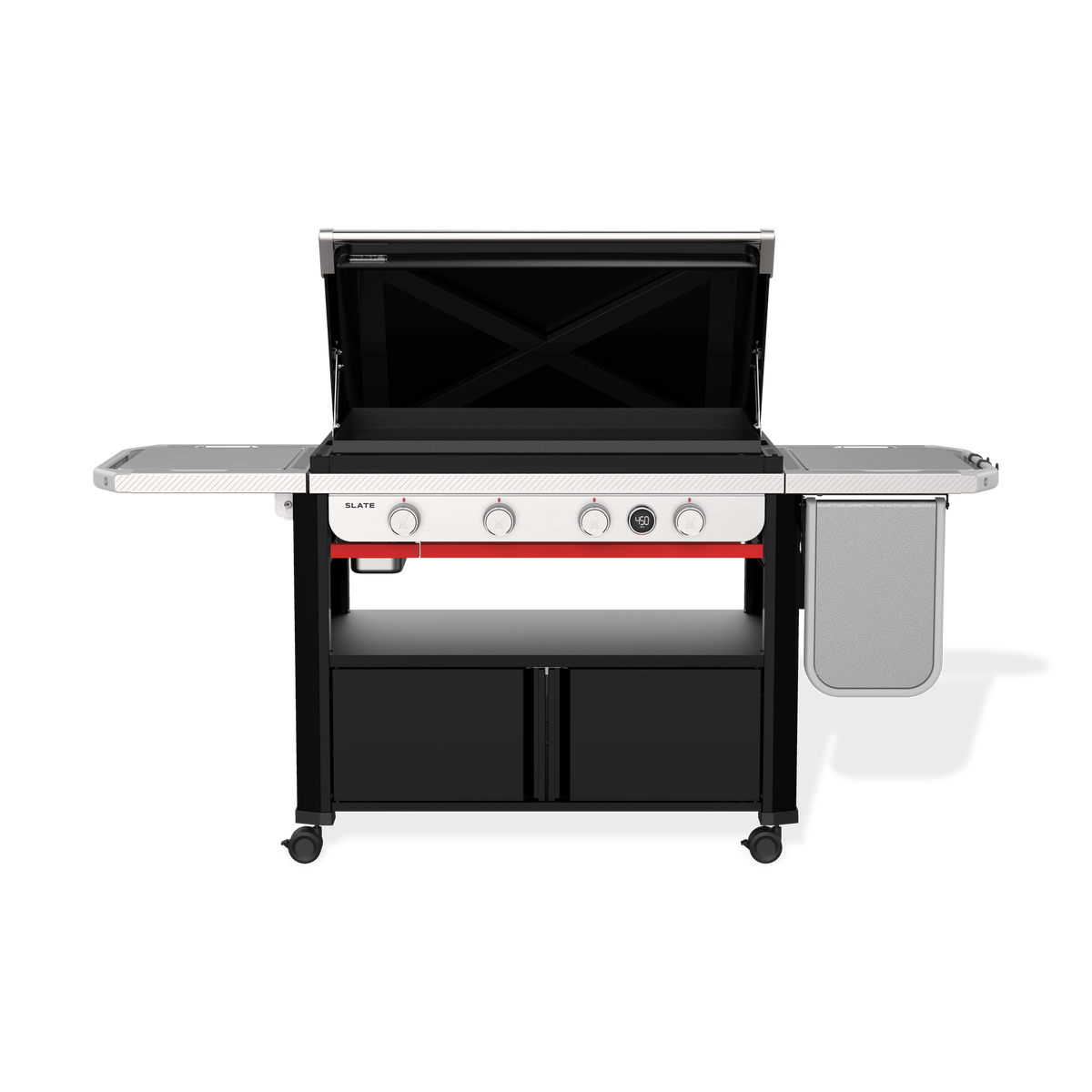 Weber Slate® 36" Rust-Resistant Griddle with Flip-Up Side Table (Liquid Propane) product view 7