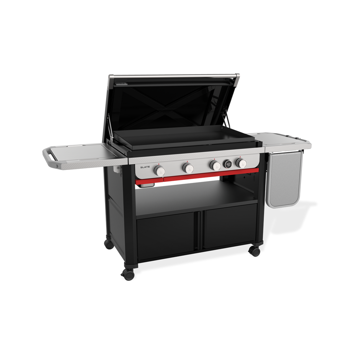 Weber Slate® 36" Rust-Resistant Griddle with Flip-Up Side Table (Liquid Propane) product view 9