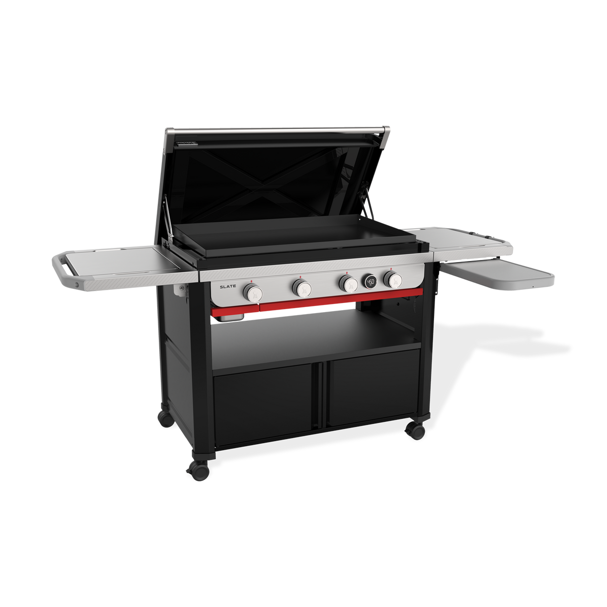 Weber Slate® 36" Rust-Resistant Griddle with Flip-Up Side Table (Liquid Propane) product view 10