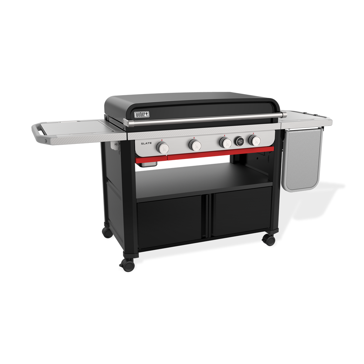 Weber Slate® 36" Rust-Resistant Griddle with Flip-Up Side Table (Liquid Propane) product view 8