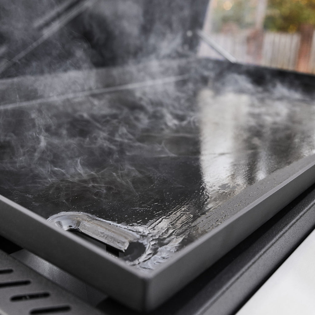 Weber Slate® 36" Rust-Resistant Griddle with Flip-Up Side Table (Liquid Propane) product view 13