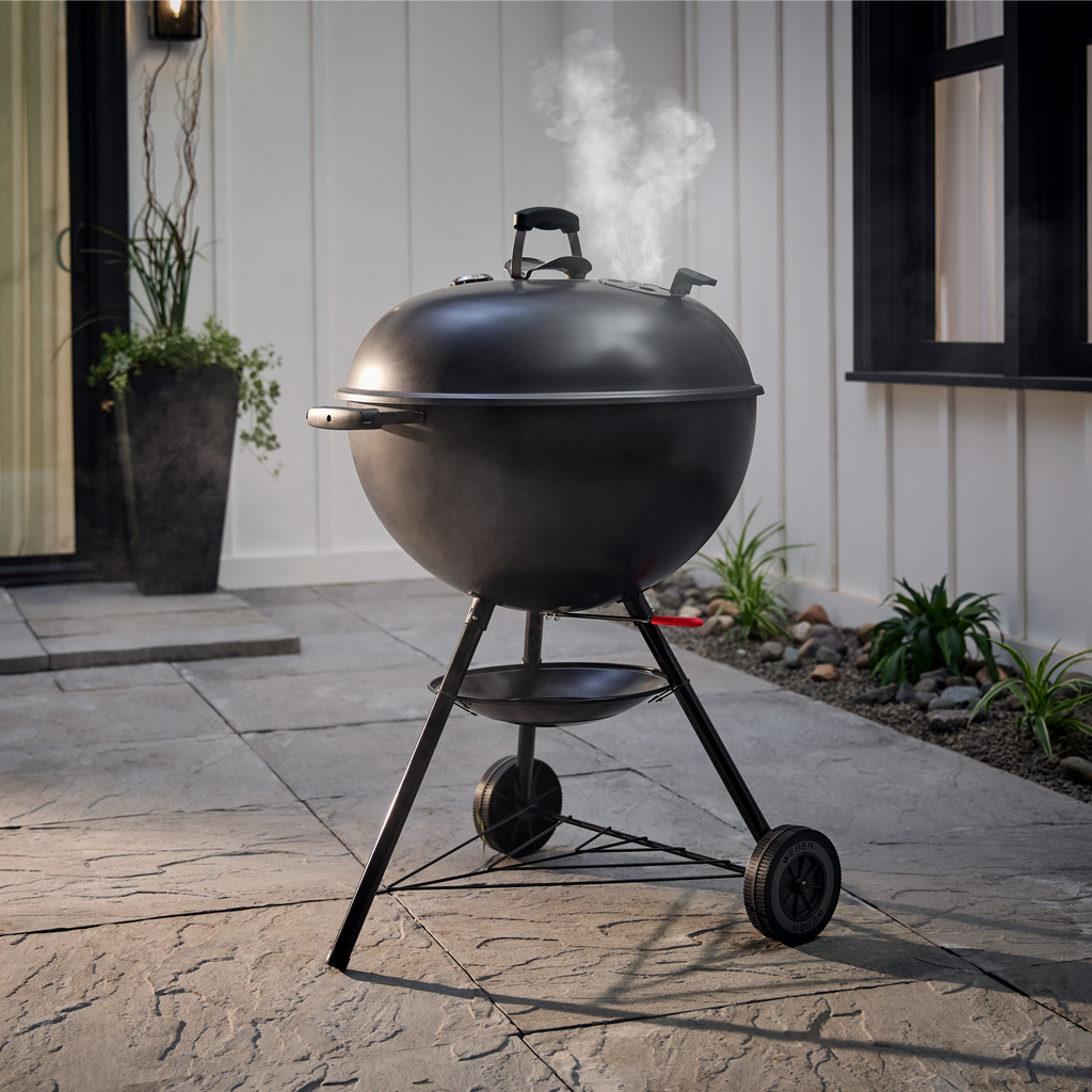 Weber 22” Original Kettle® Stealth® Edition Charcoal Grill product view 3