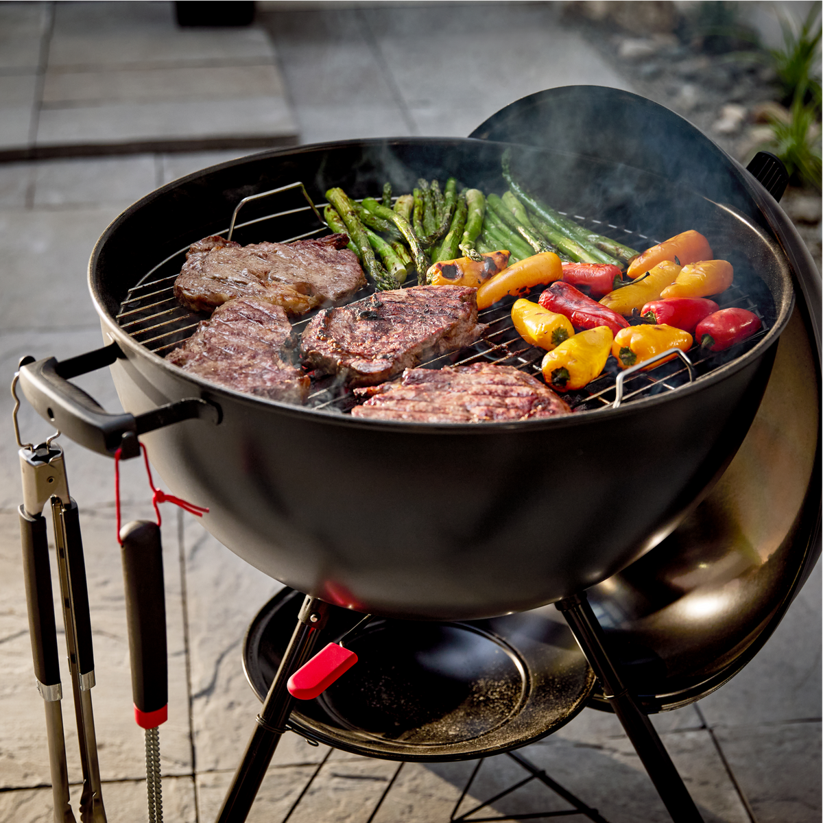 Weber 22” Original Kettle® Stealth® Edition Charcoal Grill product view 7