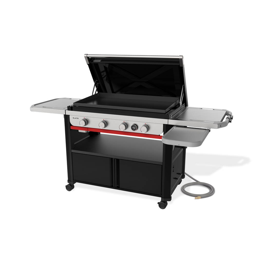 Weber Slate® 36" Rust-Resistant Griddle with Flip-Up Side Table (Natural Gas) product view 8