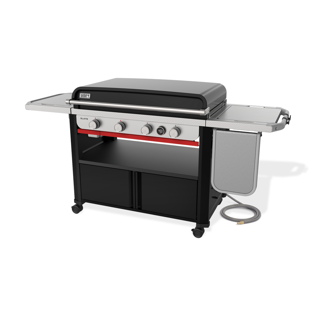 Weber Slate® 36" Rust-Resistant Griddle with Flip-Up Side Table (Natural Gas) product view 6