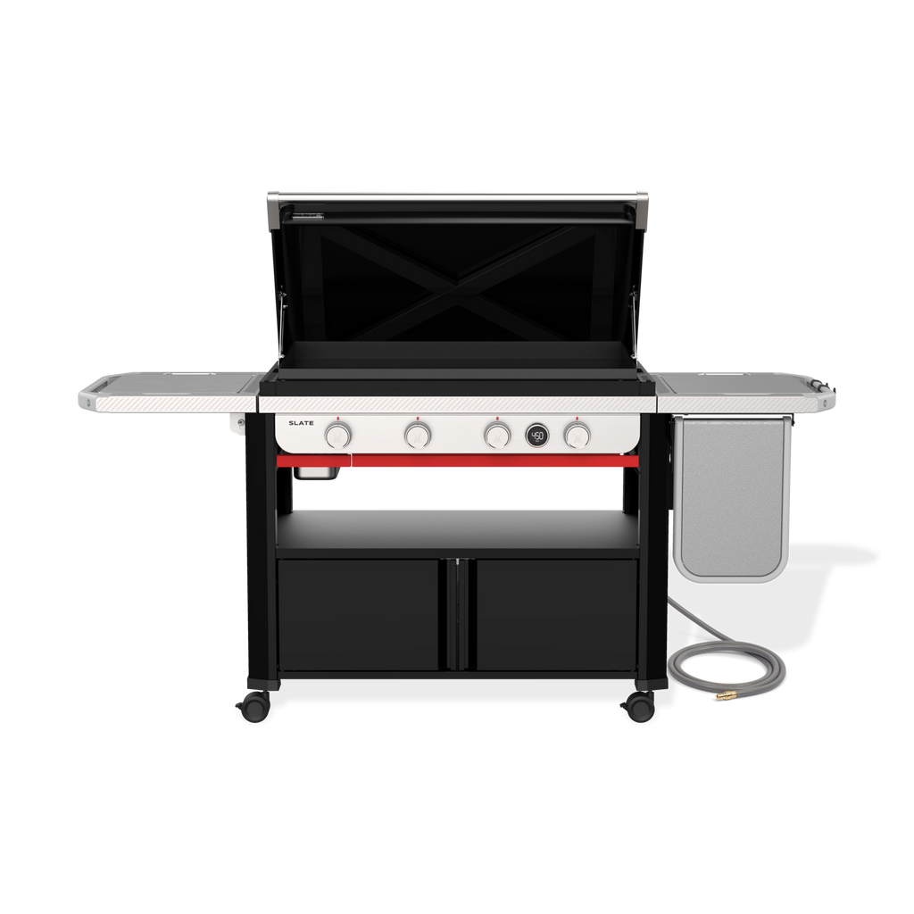 Weber Slate® 36" Rust-Resistant Griddle with Flip-Up Side Table (Natural Gas) product view 9