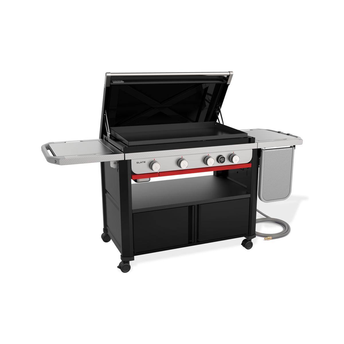 Weber Slate® 36" Rust-Resistant Griddle with Flip-Up Side Table (Natural Gas) product view 11