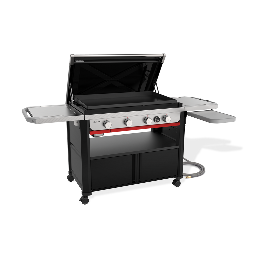Weber Slate® 36" Rust-Resistant Griddle with Flip-Up Side Table (Natural Gas) product view 13
