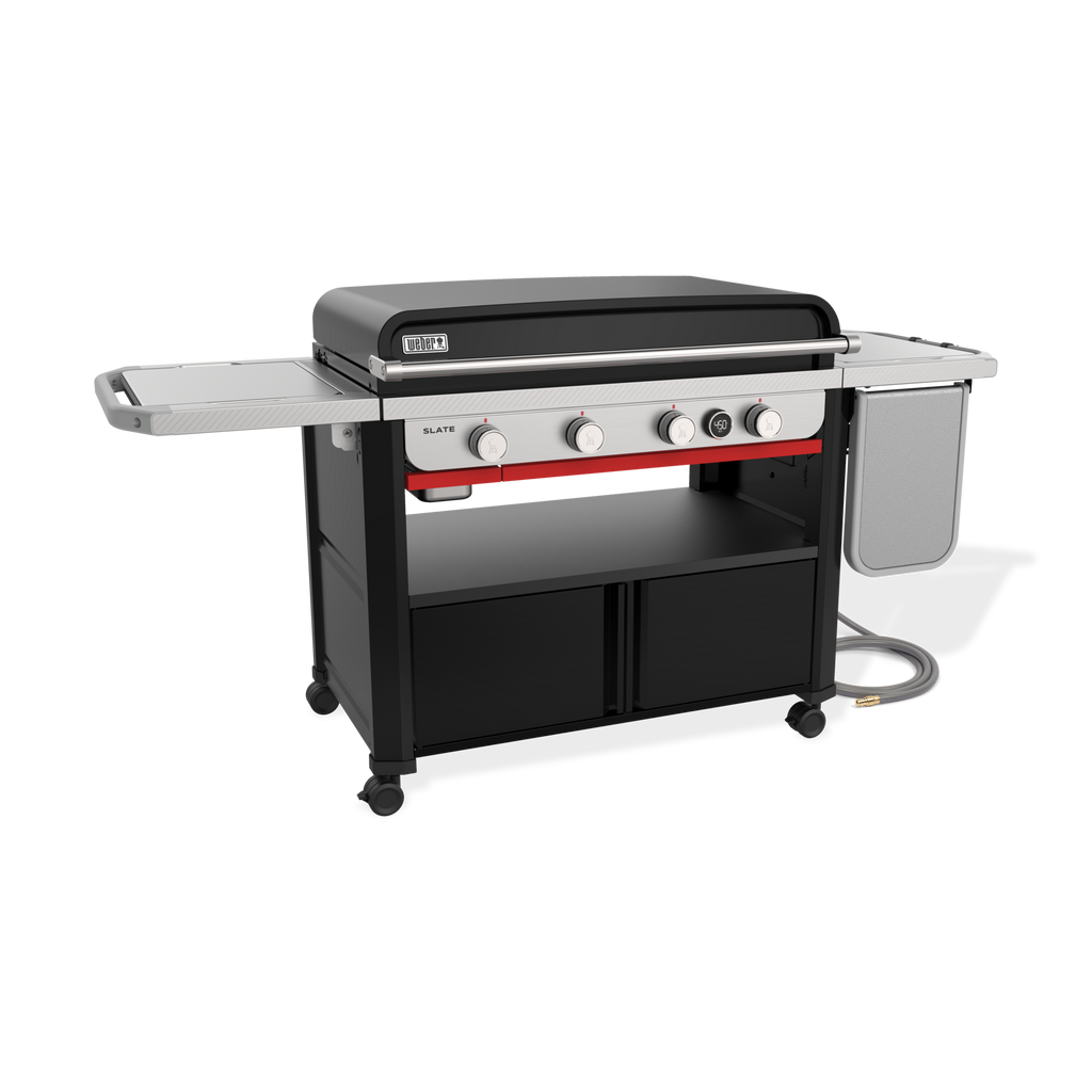 Weber Slate® 36" Rust-Resistant Griddle with Flip-Up Side Table (Natural Gas) product view 10