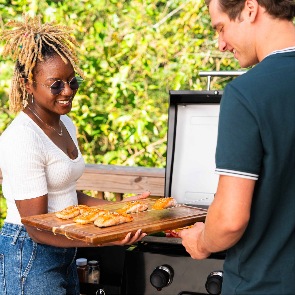 Char-Broil Charbroil® 36" Performance Series™ Deluxe Propane Gas Griddle with Cart 4 Burner Flat Top Grill, Black 463285924 product view 15