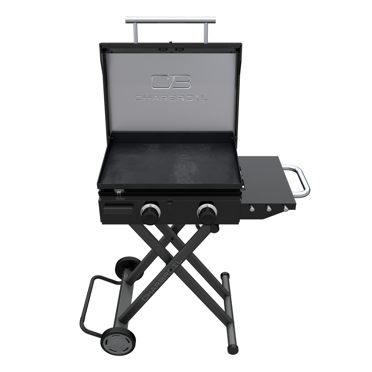 Char-Broil Charbroil® 22" Performance Series™ Folding Cart 2 Burner Portable Propane Gas Griddle, Black 463711223 product view 9