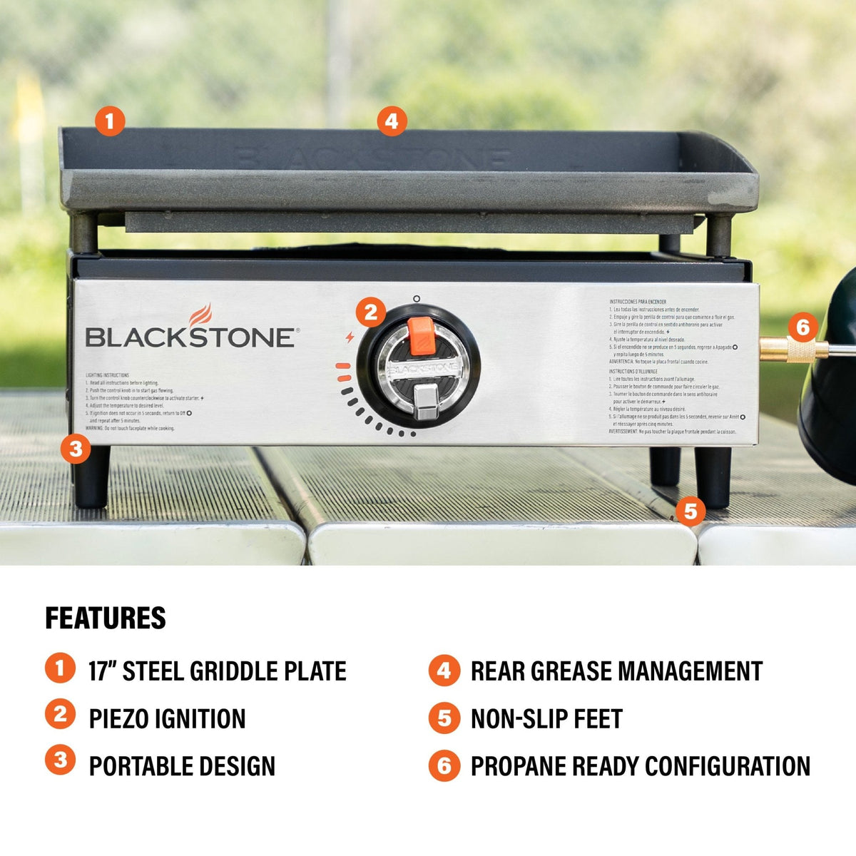 Blackstone 17" Tabletop Griddle product view 3