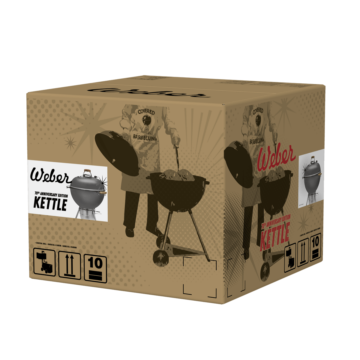 Weber 70th Anniversary Edition Kettle Charcoal Grill 22" product view 12