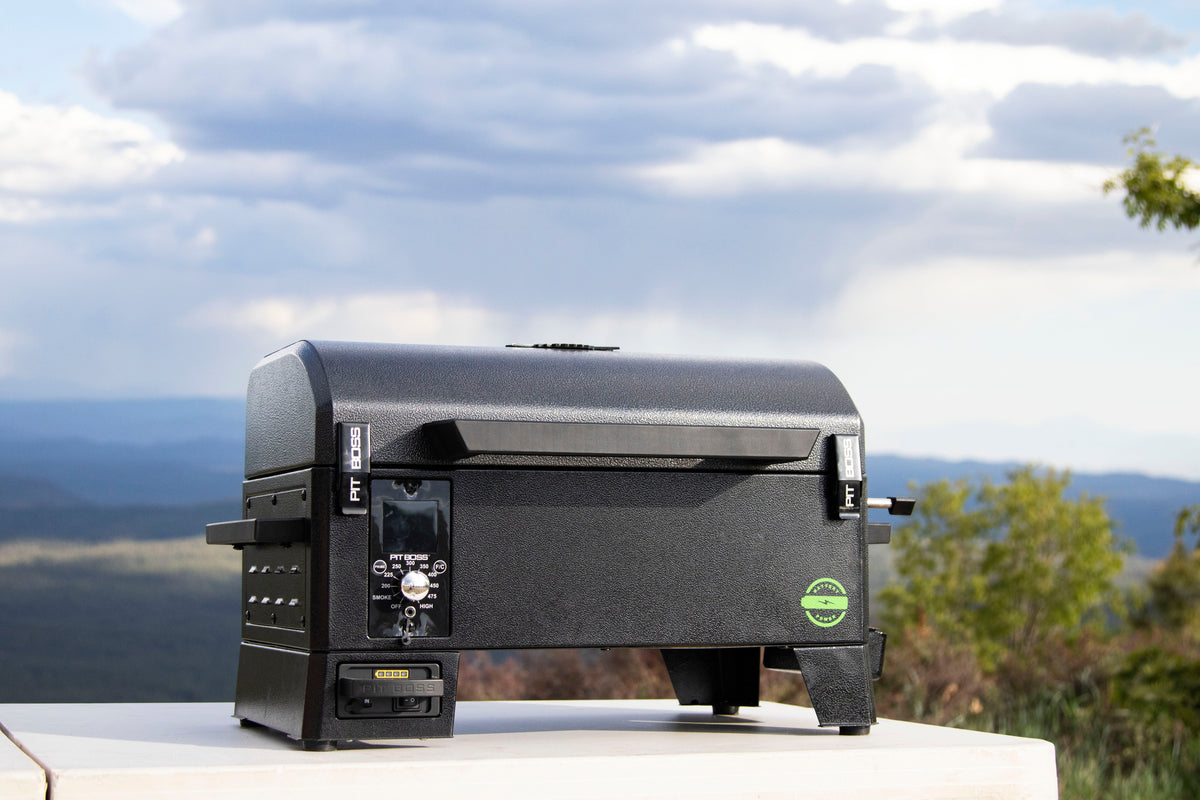 Pit Boss Portable Battery Powered Wood Pellet Grill w/ Black Handle product view 3