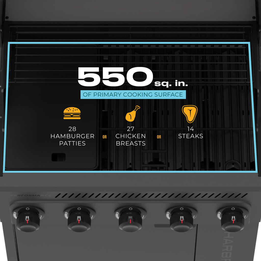 Char-Broil Versa-Tile™ 28" 3-Burner All-in-one Cooking Station product view 4