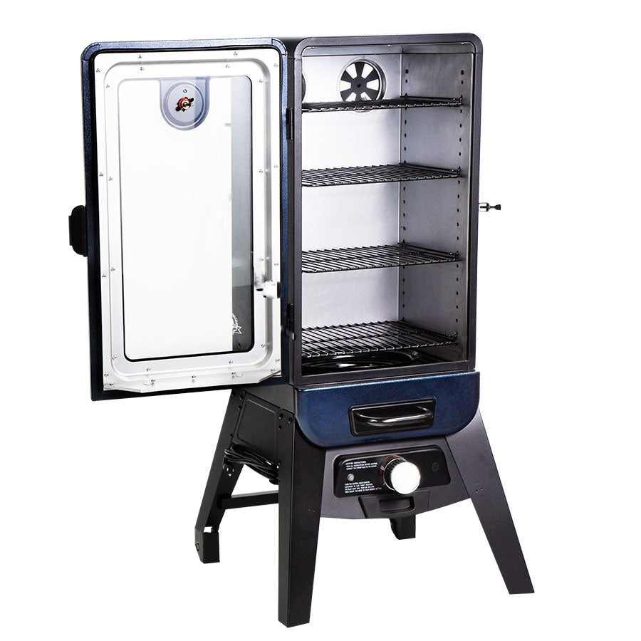Pit Boss 3-Series Blue Hammertone Analog Vertical Smoker - PBV3A1 product view 2