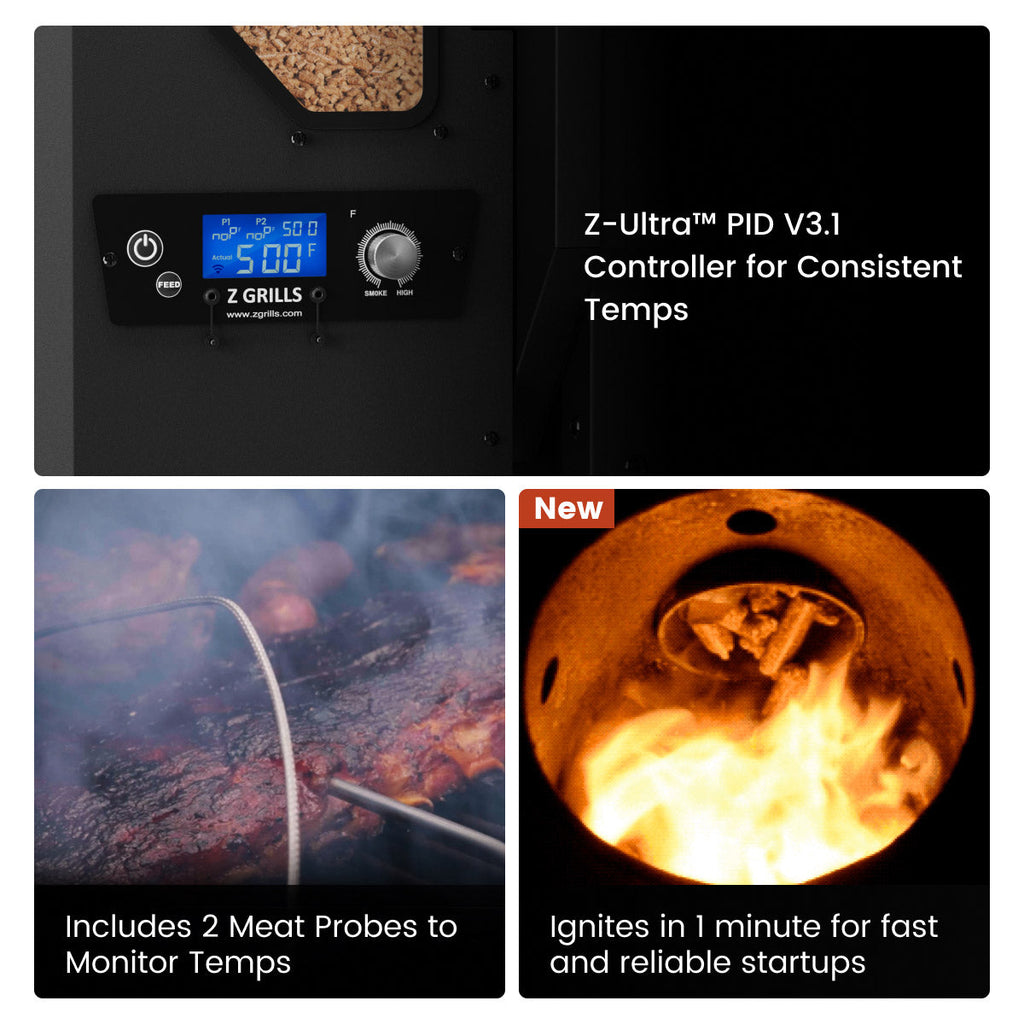 Z GRILLS 10502B WIFI XL PELLET GRILL product view 2