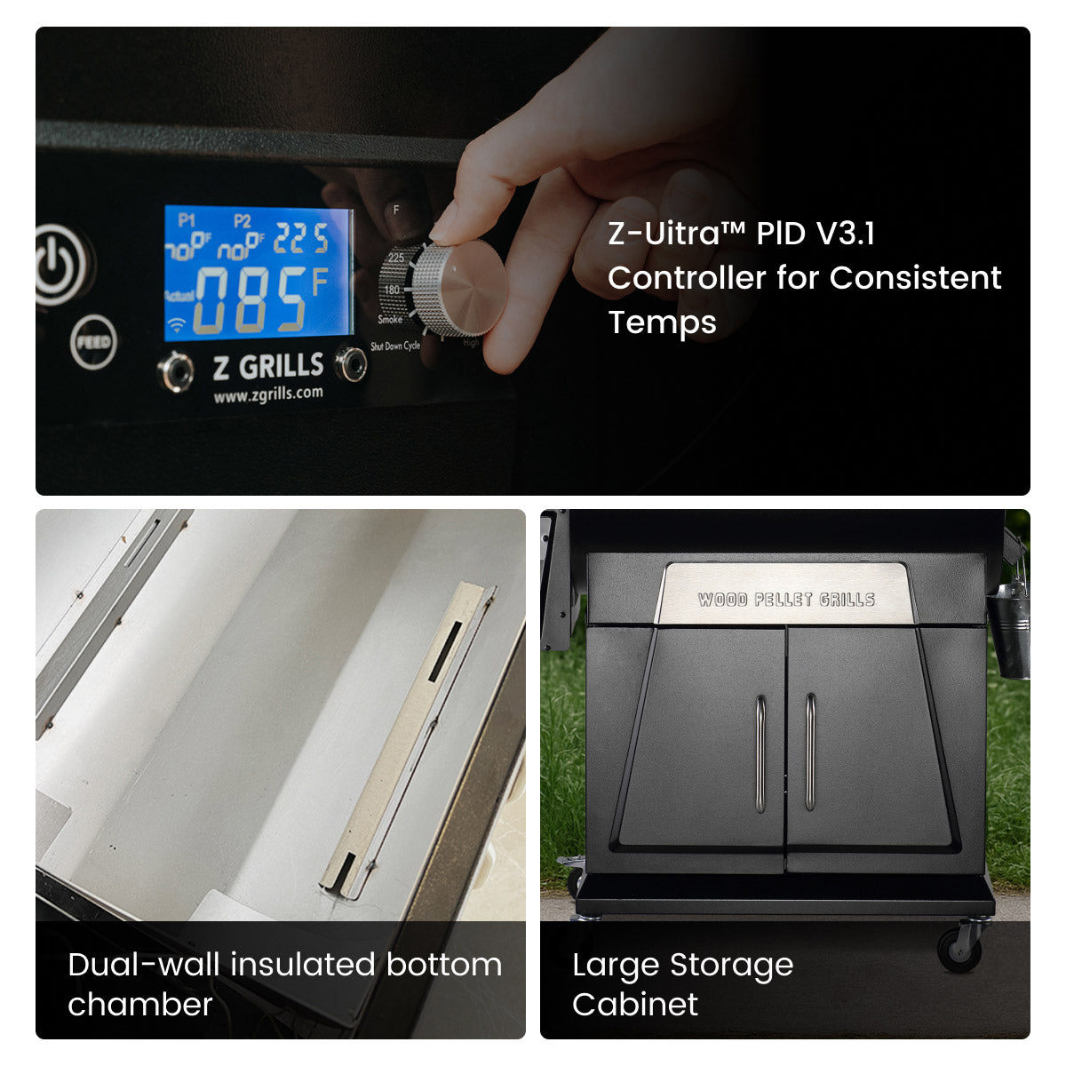 Z GRILLS 700D4E WIFI WITH CABINET product view 1