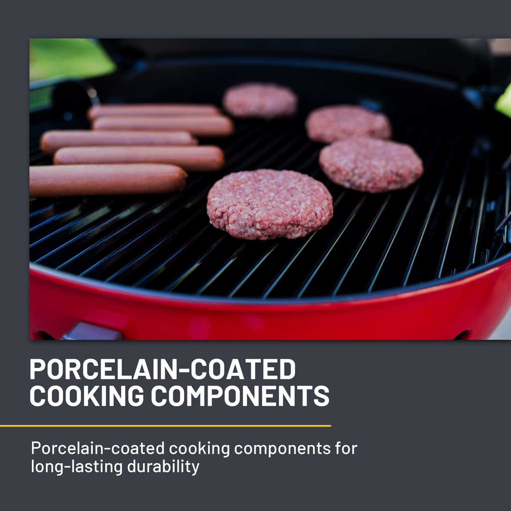 Char-Broil Kettleman® TRU-Infrared™ Charcoal Grill Red product view 8