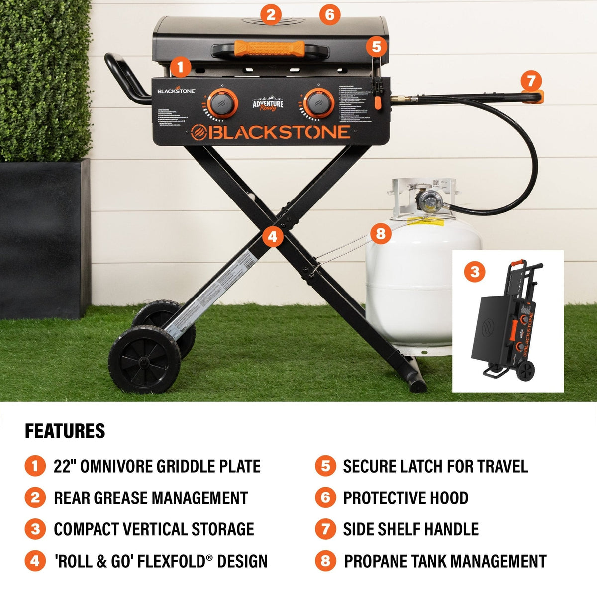Blackstone 22" Griddle with Flexfold Legs product view 2