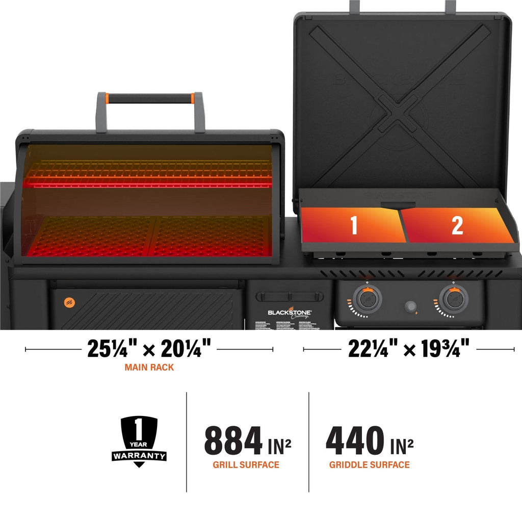 Blackstone 22" XL Griddle Pellet Grill Combo product view 2