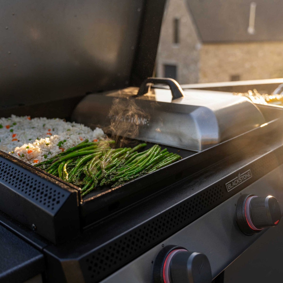 Blackstone 28" Built-In Griddle in Stainless Steel w/Hood (Propane) product view 9