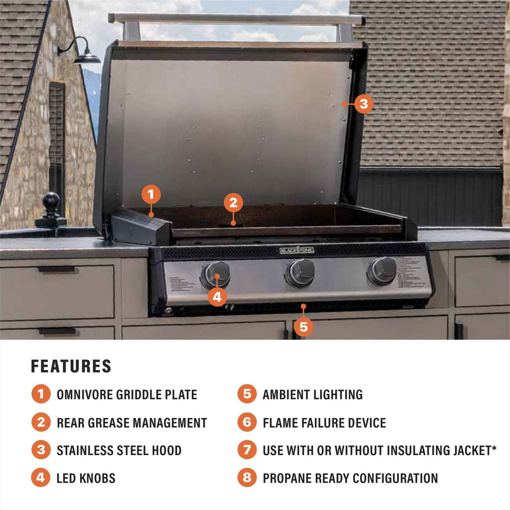 Blackstone 28" Built-in Griddle with Hood (Propane) product view 3