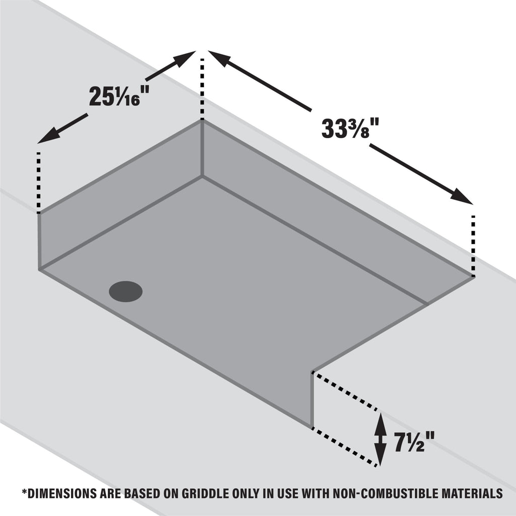 Blackstone 28" Built-in Griddle with Hood (Natural Gas) product view 10