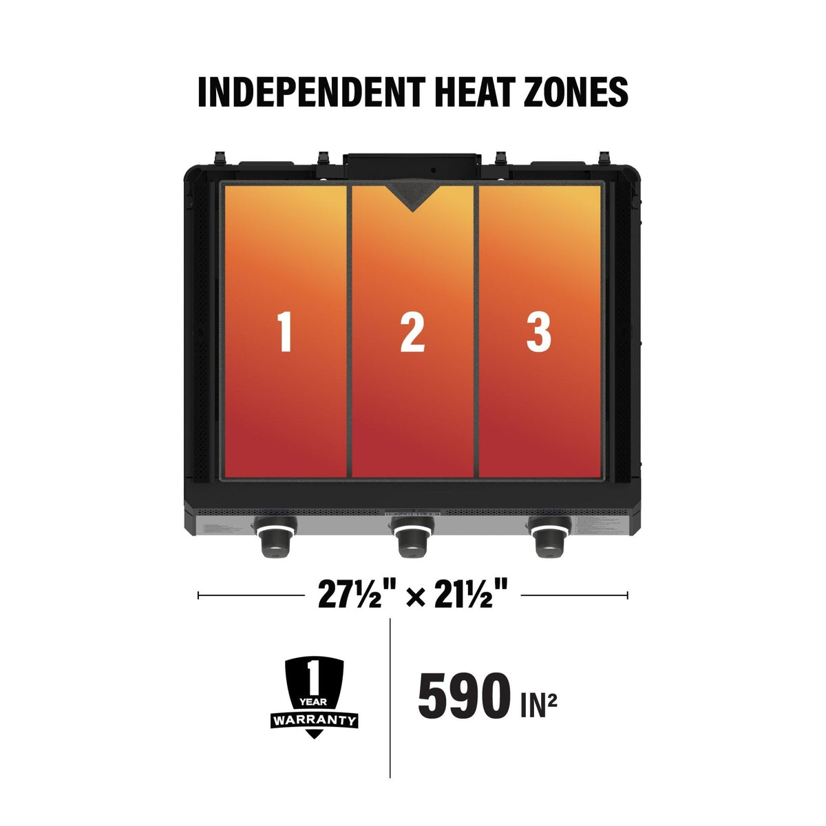 Blackstone 28" Built-in Griddle with Hood (Natural Gas) product view 2