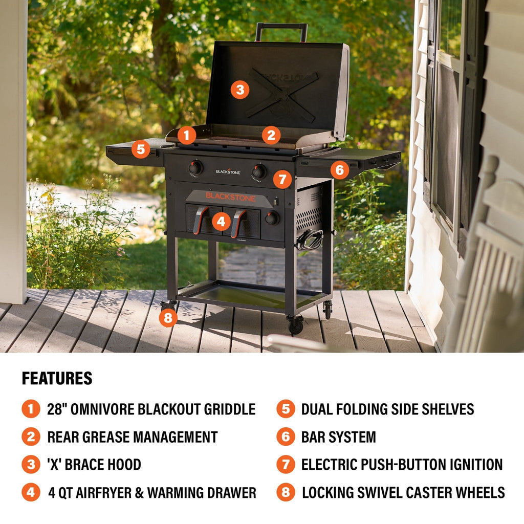 Blackstone 28” Griddle Airfryer Combo product view 3