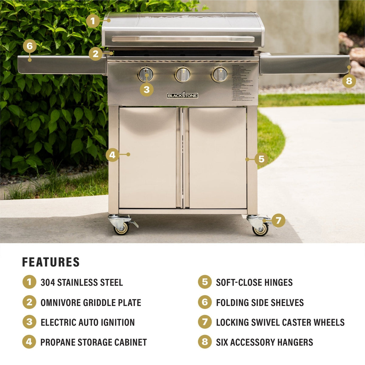 Blackstone 28" Griddle with Cabinet product view 3
