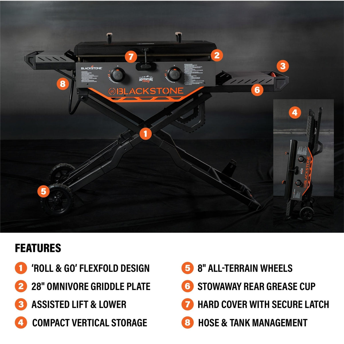 Blackstone 28" Griddle with Flexfold™ Legs product view 3