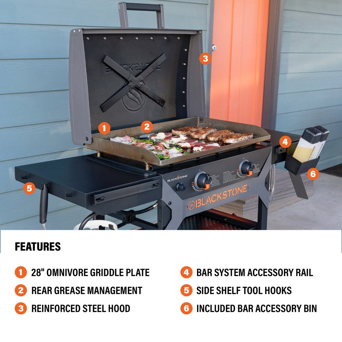 Blackstone 28" Griddle with Hood product view 3