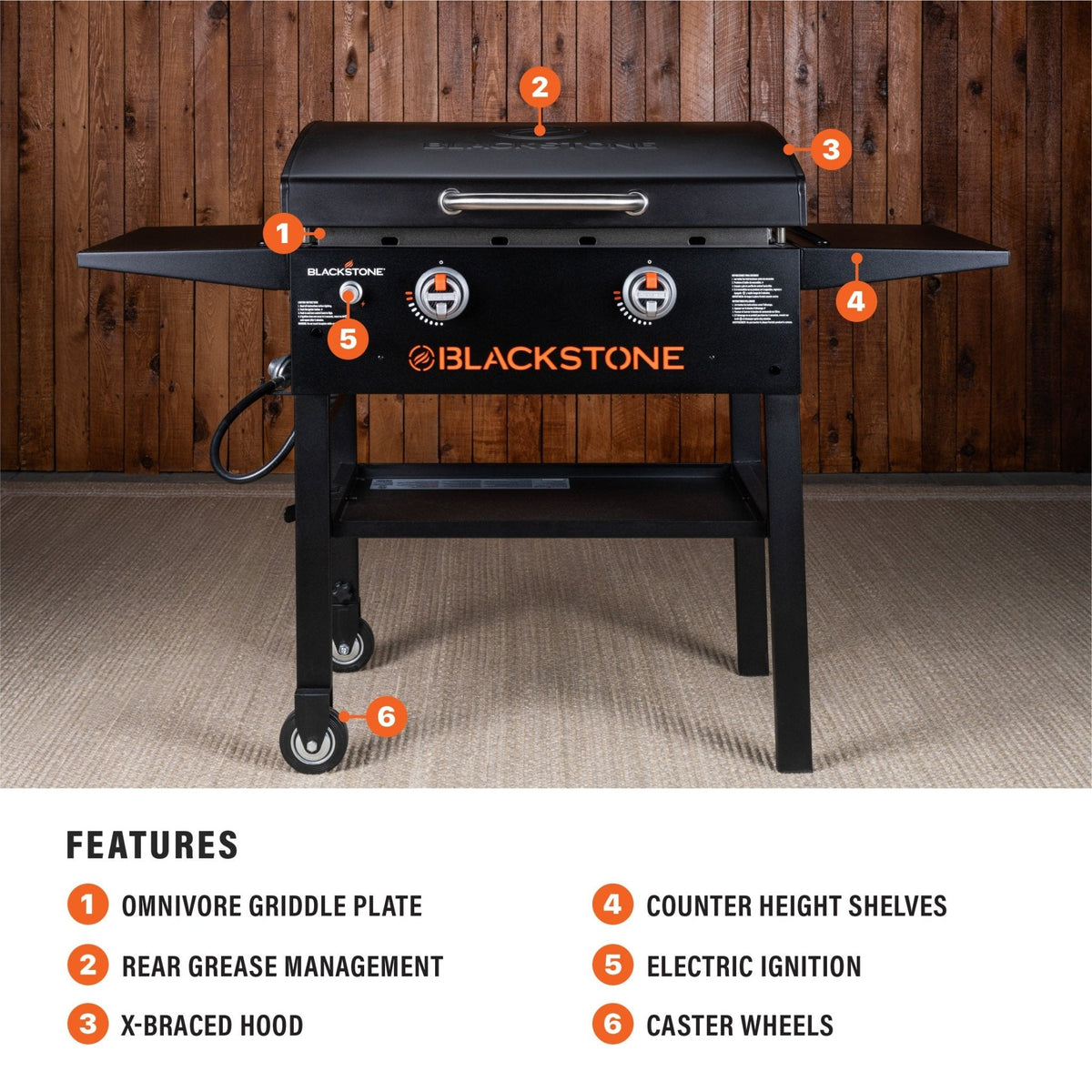 Blackstone 28” Omnivore Griddle with Hood product view 3